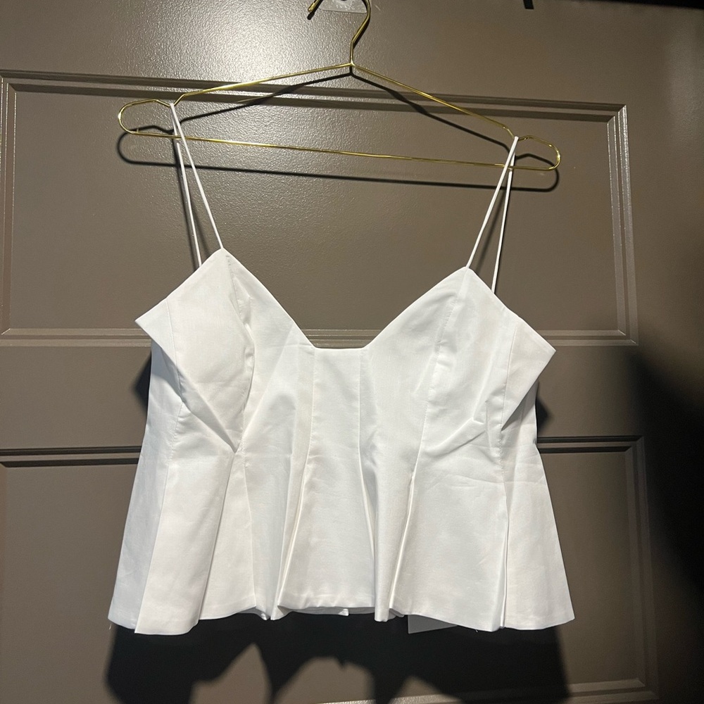 ZARA Strappy White Women's Top ZW collection